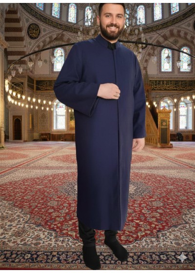 Kışlık Kaşe Cübbe (Koyu laci)