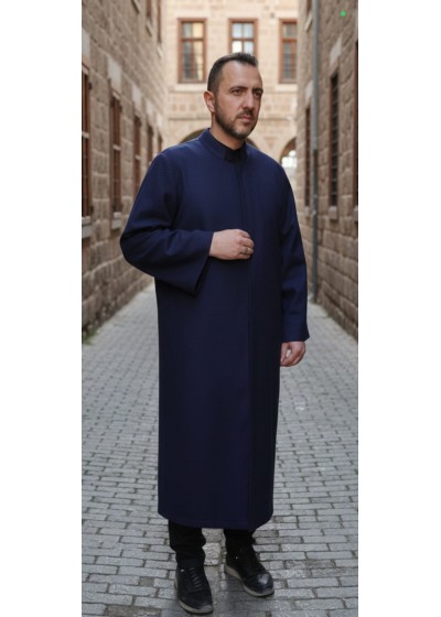 Kışlık Kaşe Cübbe (Koyu laci)