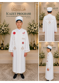 Hafız  İcazet  Atkısı lalegül