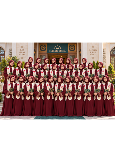 Hafız İcazet Feracesi (bordo)